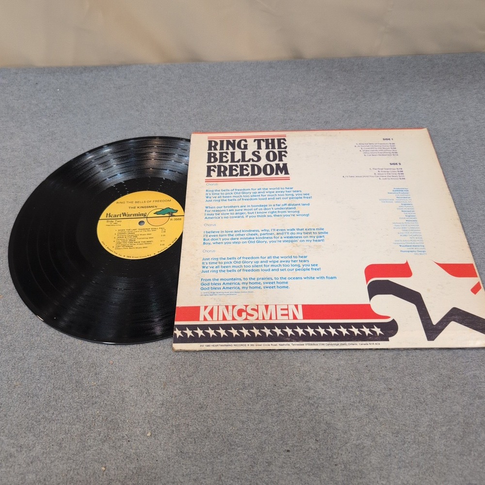 The Kingsmen Ring The Bells Of Freedom Vinyl LP Southern Gospel VG- - Picture 2 of 2